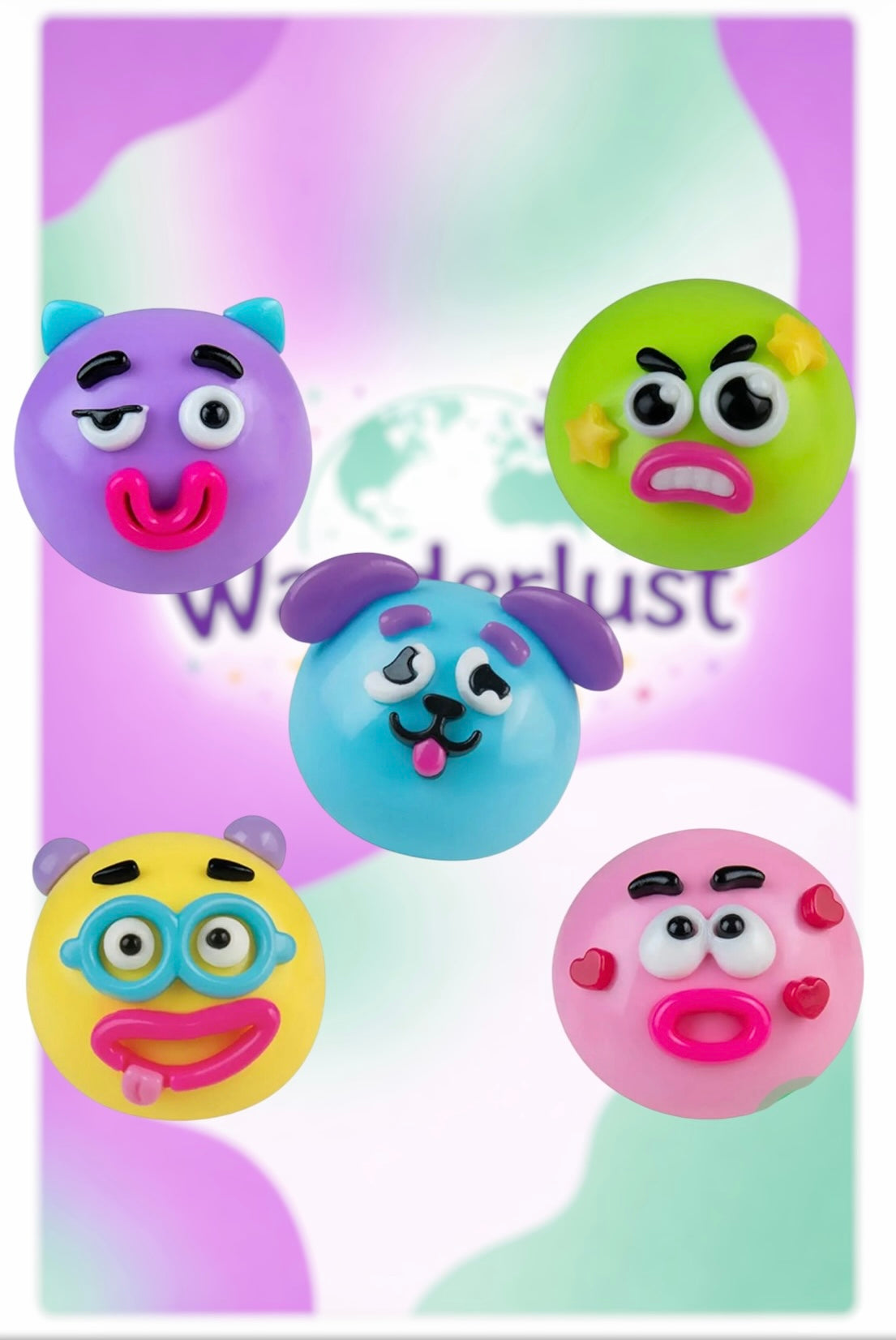 Smushers Squishy(detachable face features)