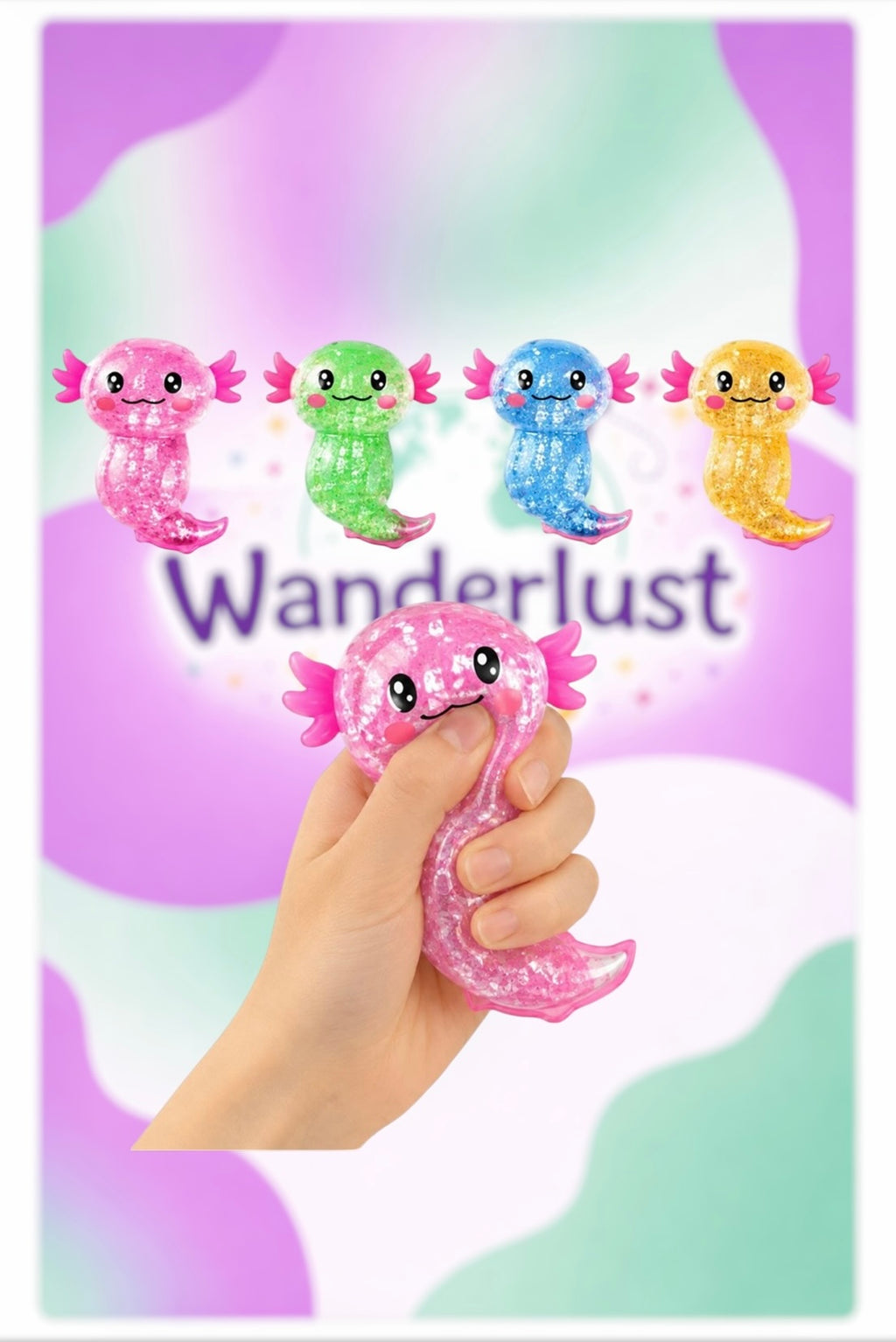 Axolotl Squishy(sugar texture)