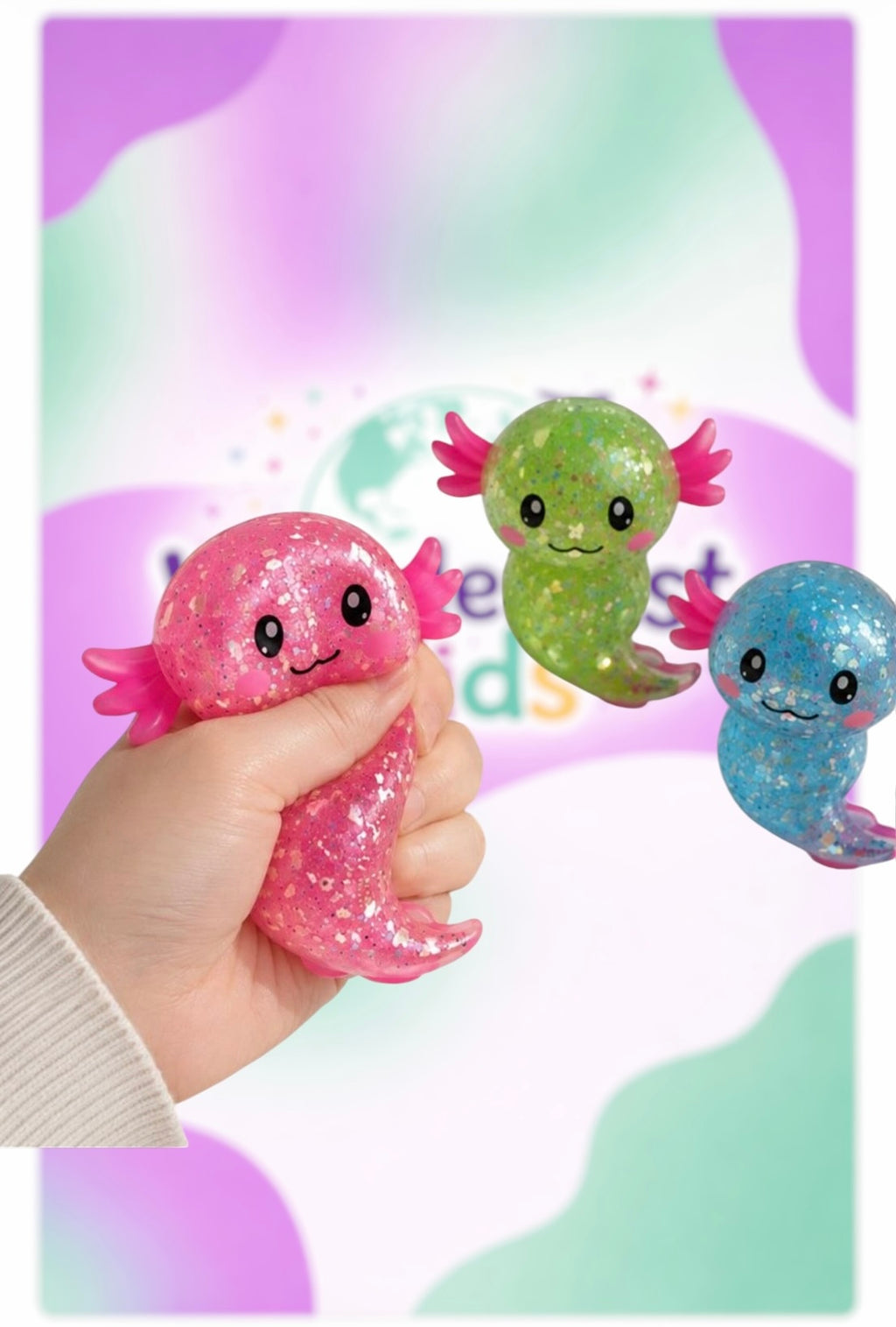 Axolotl Squishy(sugar texture)