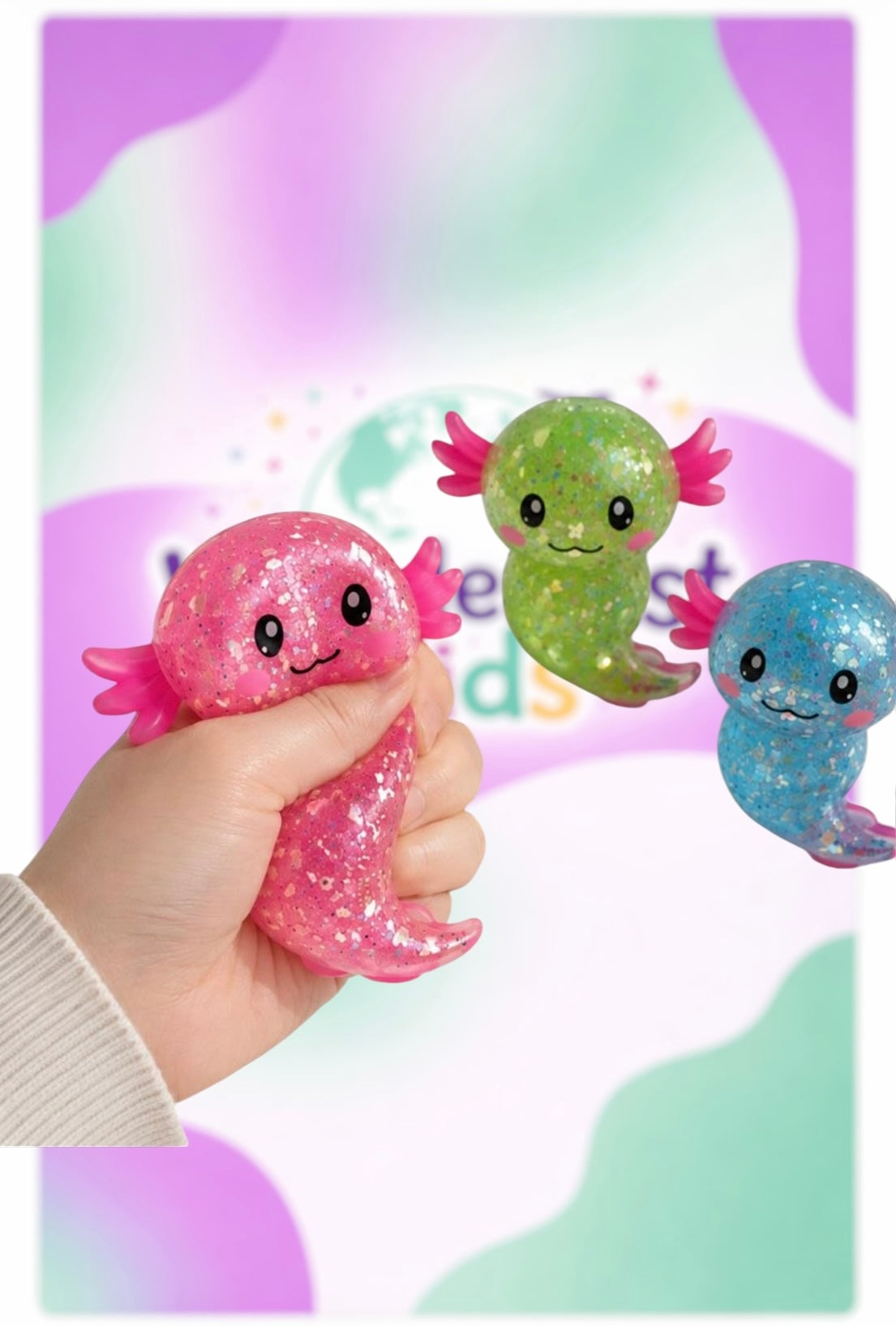Axolotl Squishy(sugar texture)