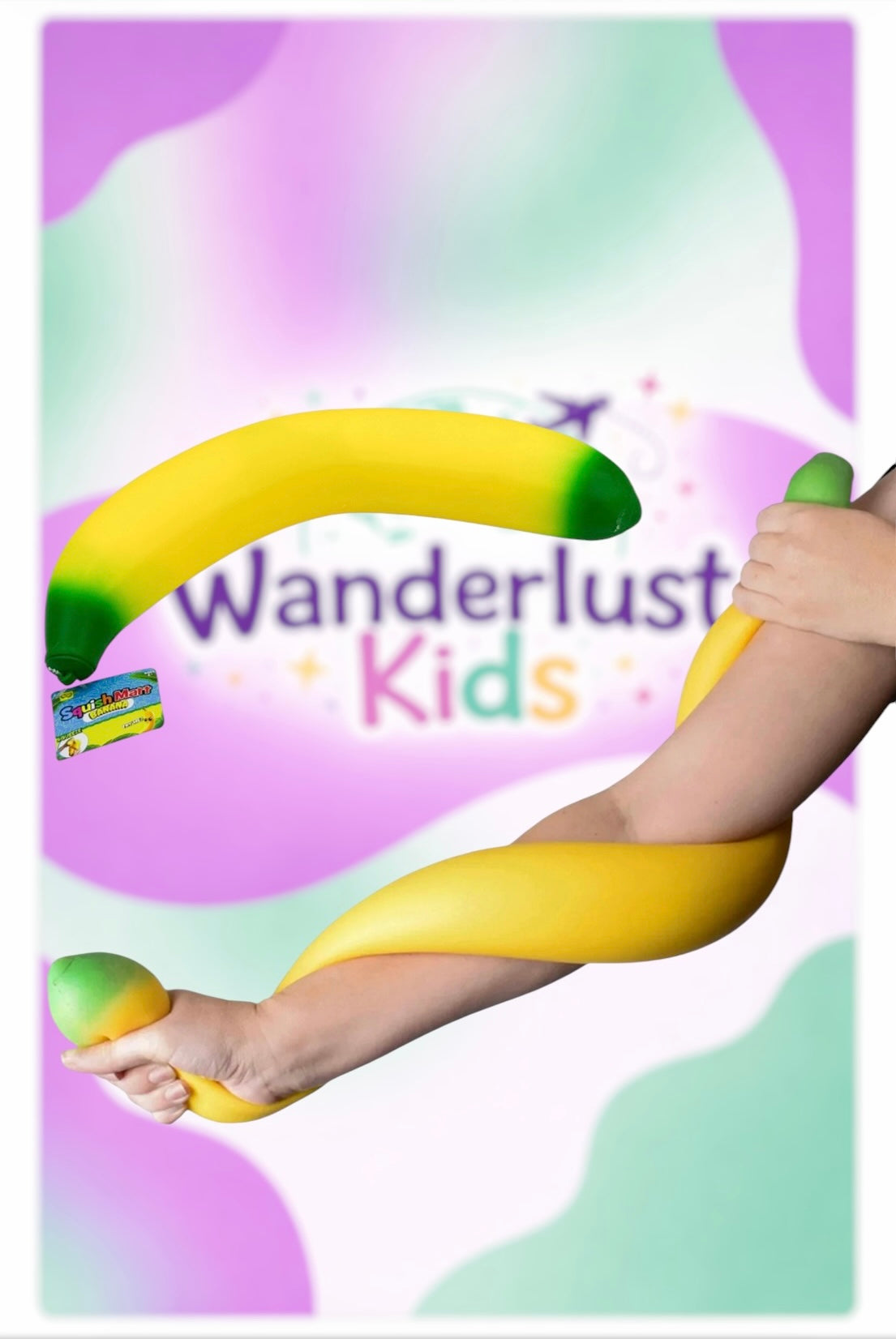 Squish-Mart Giant Banana super stretchy