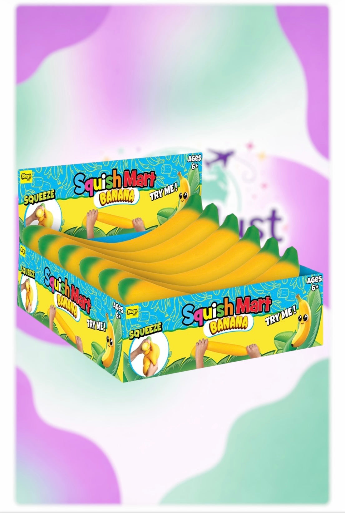 Squish-Mart Giant Banana super stretchy