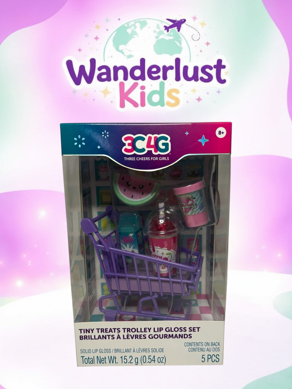 3C4G Tiny Treats Trolley Lip gloss set