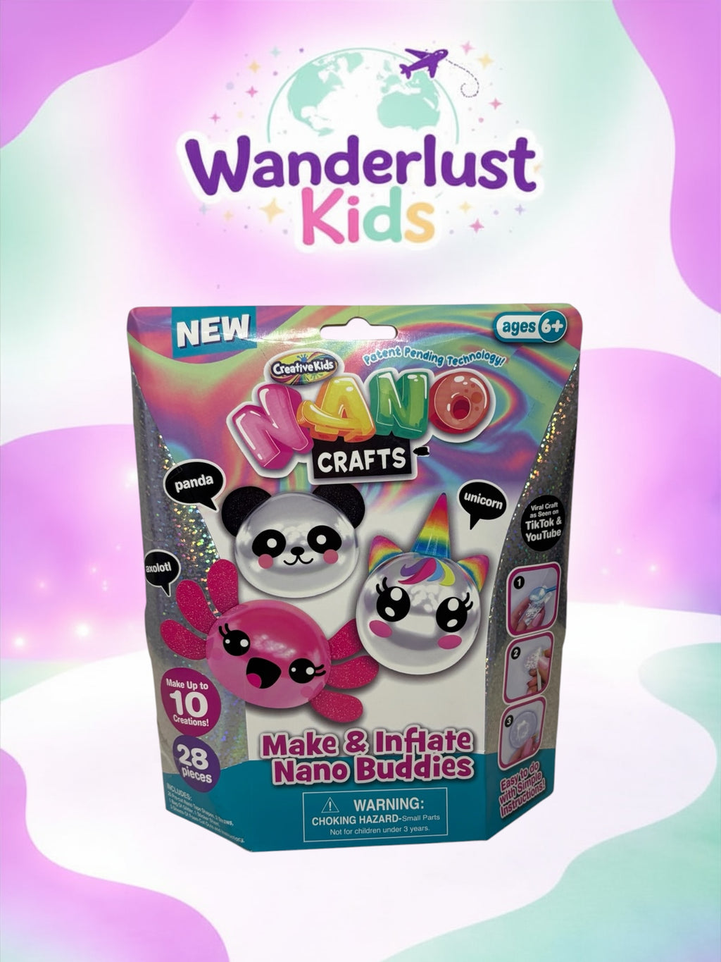Nano crafts Make and inflate nano buddies