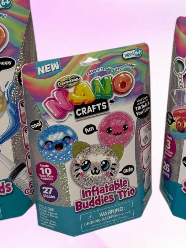 Nano Crafts Inflatable Buddies TRIO