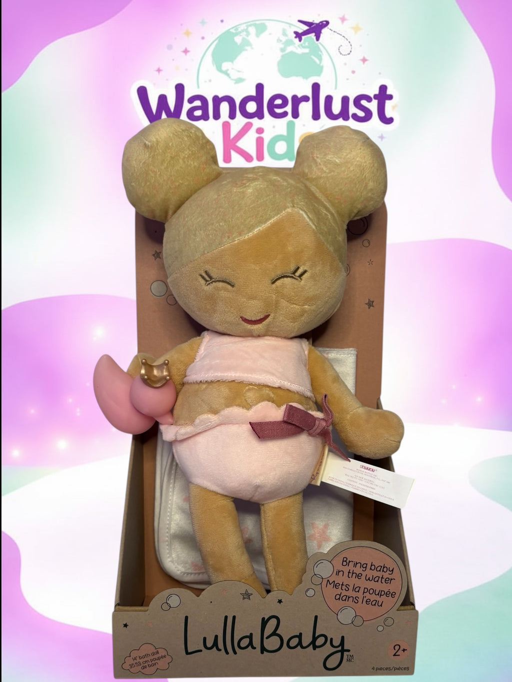 Plush Baby Bath Doll(Blonde)