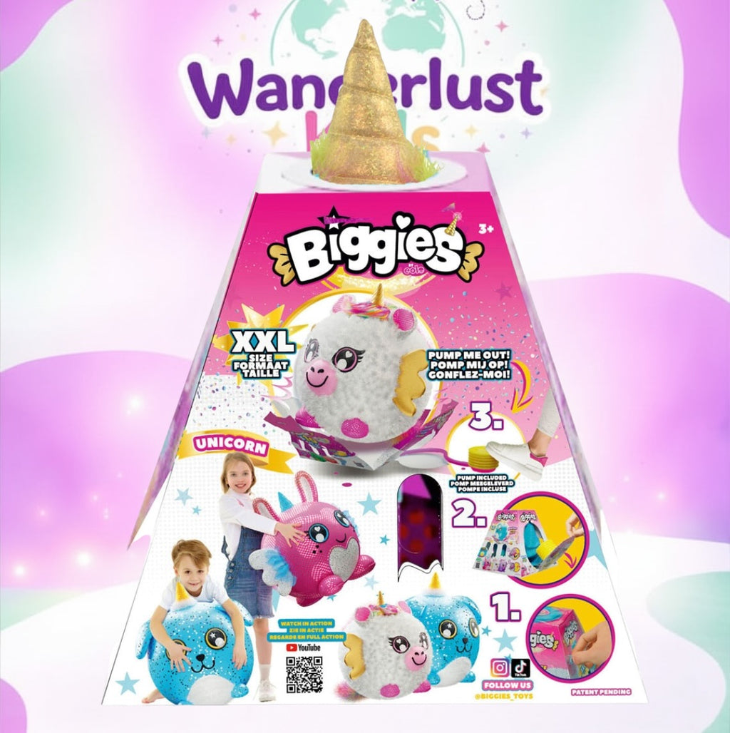 Biggies  Unicorn Inflatable Plush