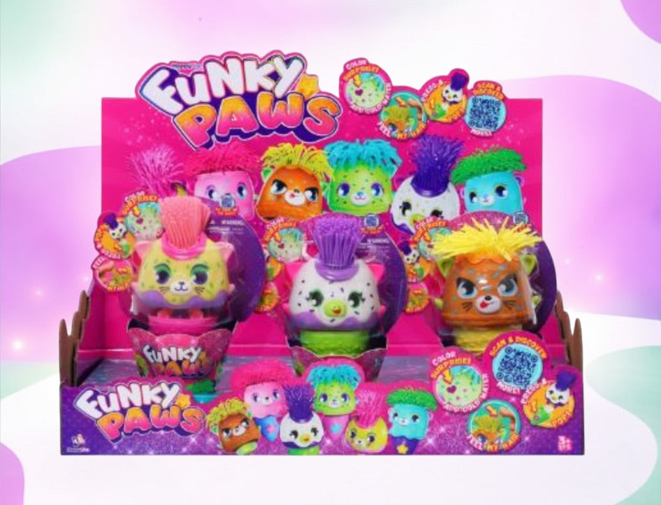 Funky Paws (color changing & popping head)