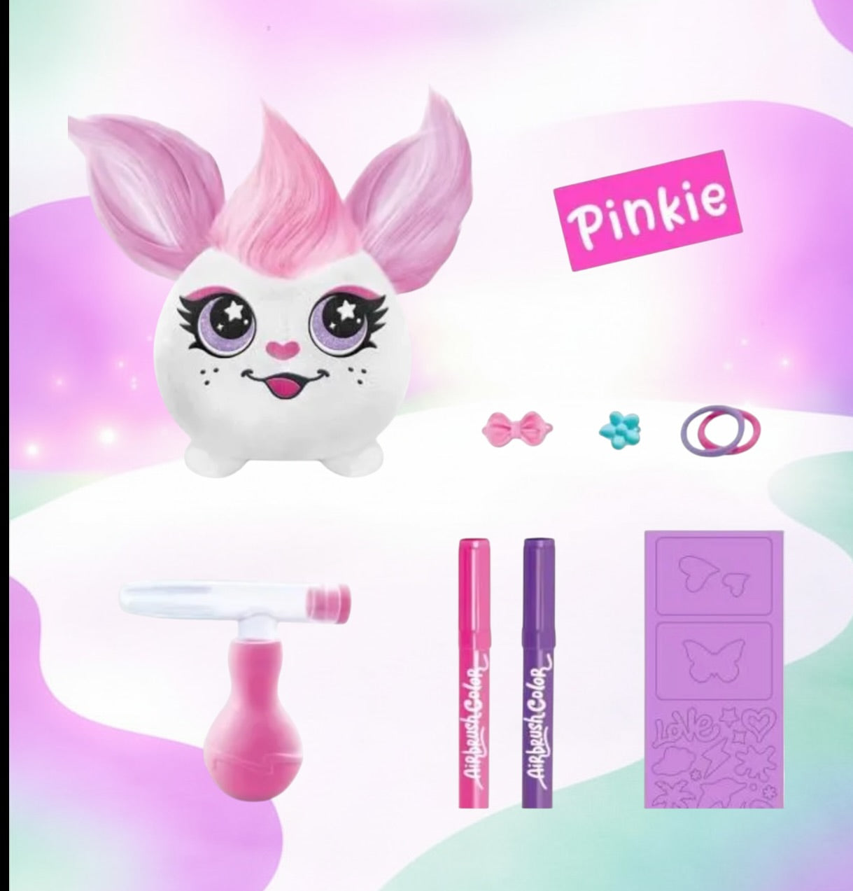 Air brush plush Hair-iffic mini