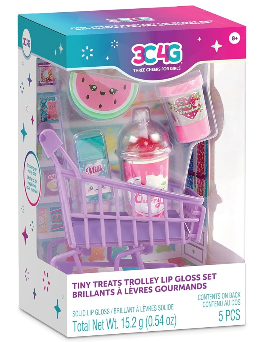 3C4G Tiny Treats Trolley Lip gloss set