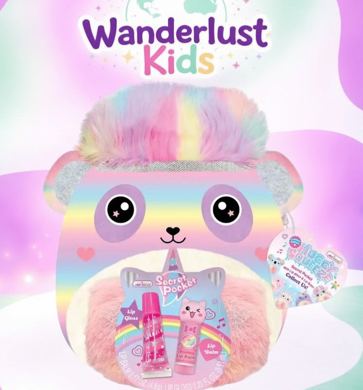 Rainbow Huggy Squeeze with Beauty Plush Toy