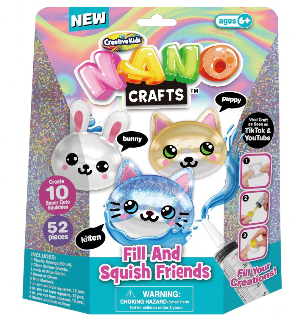 NANO CRAFTS Fill and Squish Friends