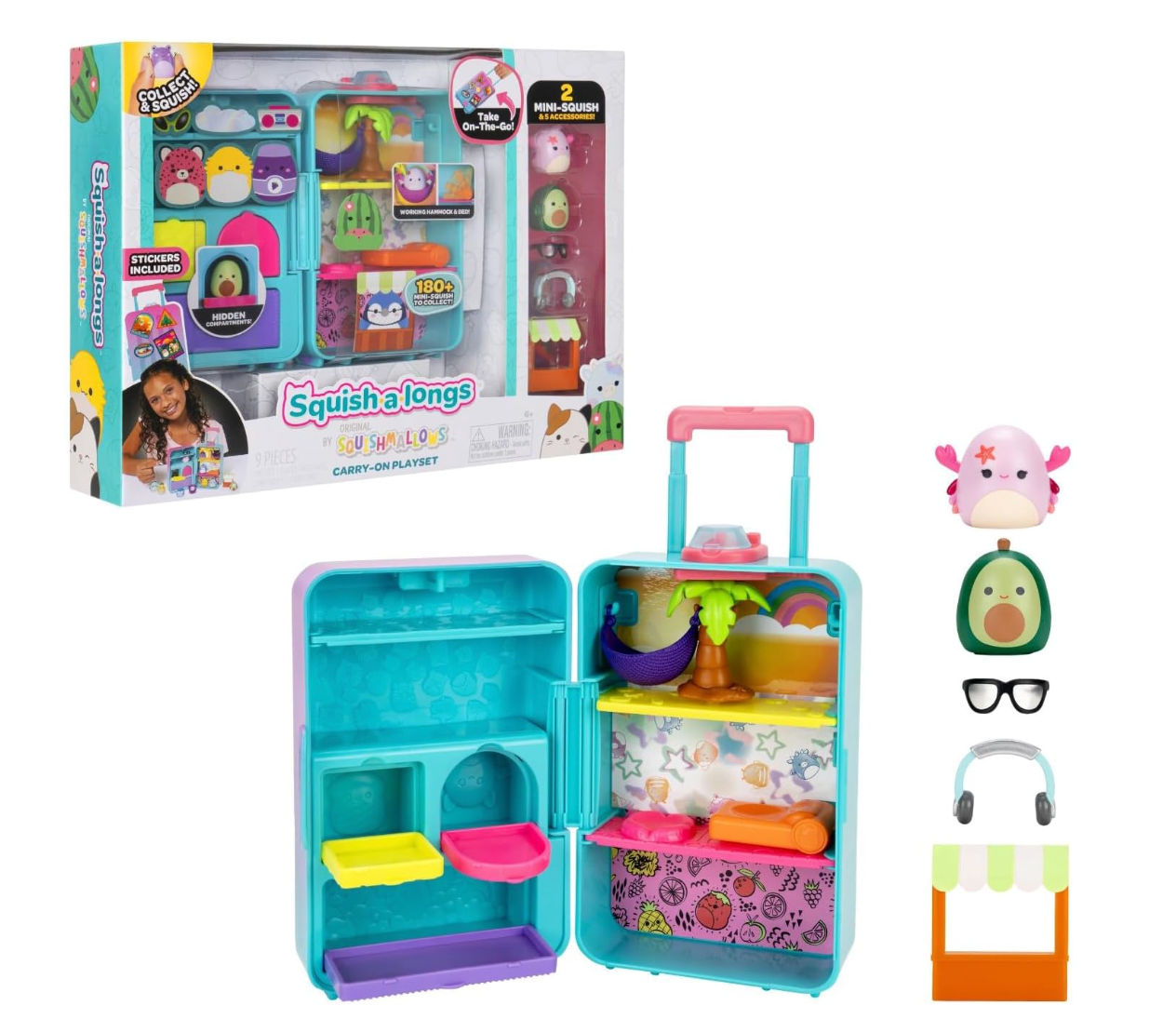 Jazwares Squishmallows Carry-on Playset