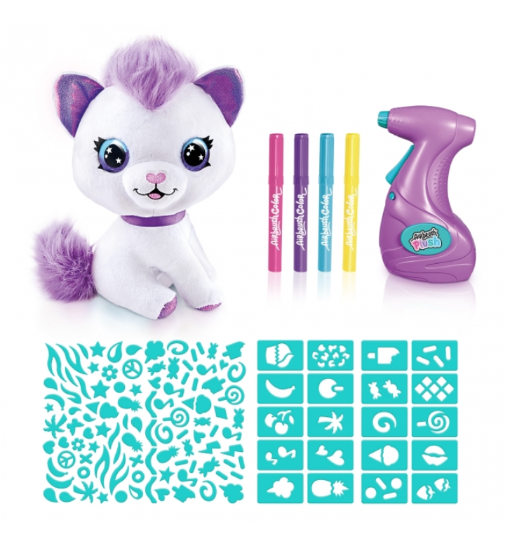 AIRBRUSH Plush KITTY (100+PIECES)