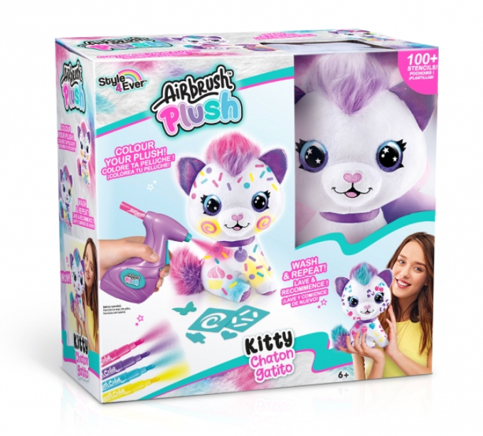 AIRBRUSH Plush KITTY (100+PIECES)
