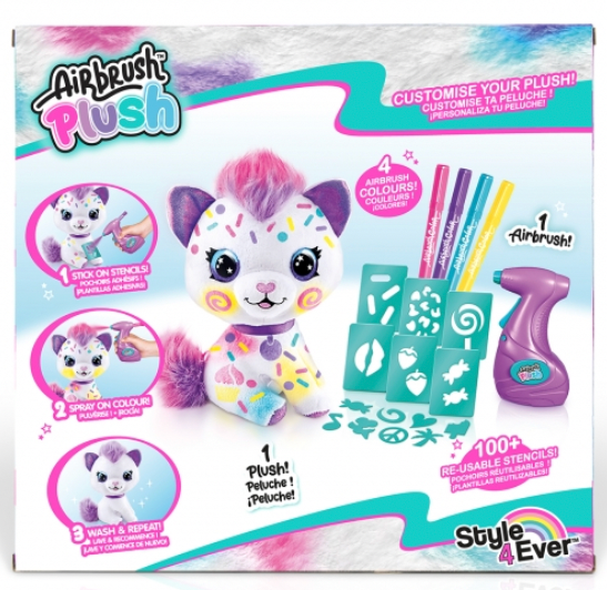AIRBRUSH Plush KITTY (100+PIECES)