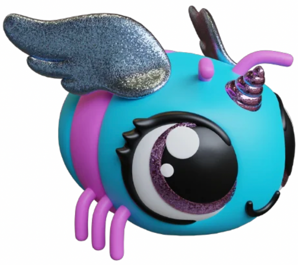 Jiggly pets Bugs Blue Bee Interactive Toy